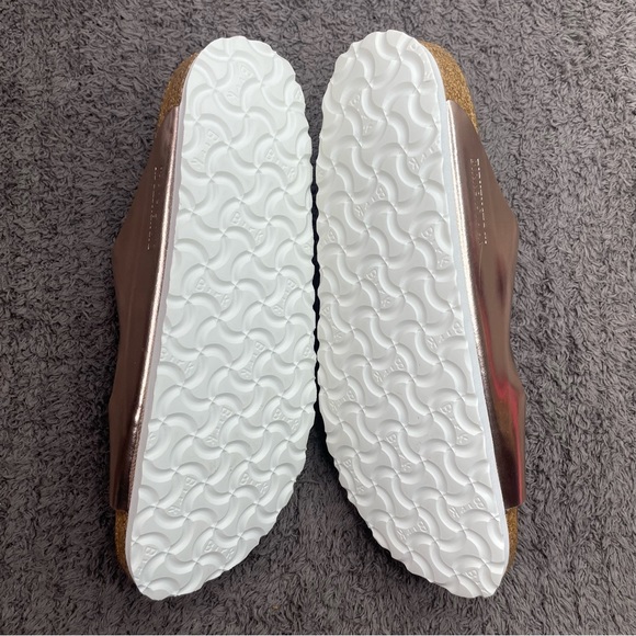 BIRKENSTOCK ARIZONA SOFT FOOTBED BIRKO FLOR METALLIC COPPER - Picture 6 of 6